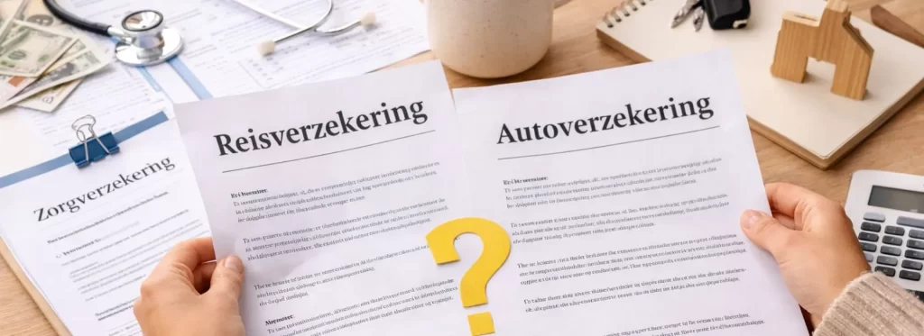 besparen dubbele verzekering